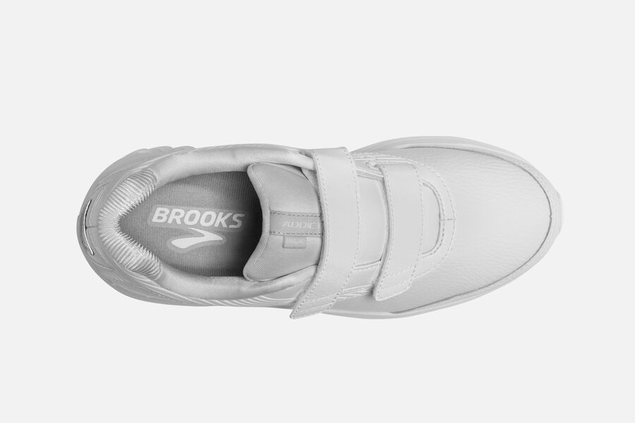 Brooks Addiction Walker V-Strap 2 Running Shoes Womens White 076395-TQZ